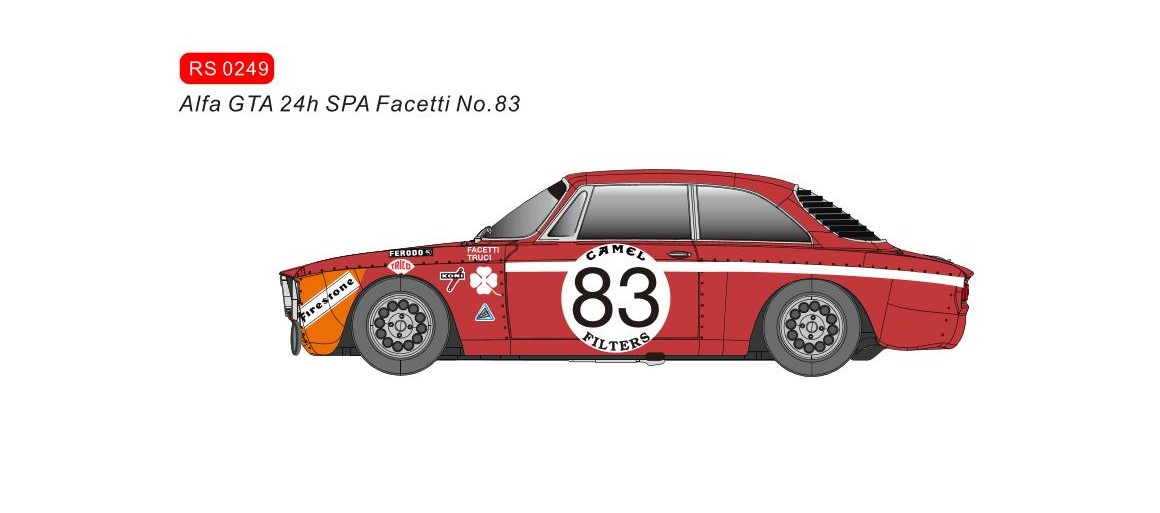 RS0249 Alfa GTA 24 hrs SPA Facetti # 83